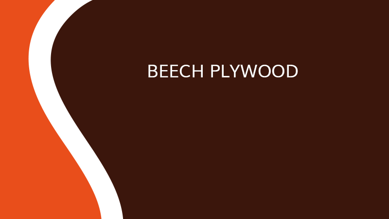 Beech plywood - Industry - Saônoise de Tiroirs et Contreplaqués
