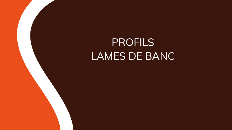 Profils lames de banc - Aménagement intérieur - Saônoise de Tiroirs et Contreplaqués
