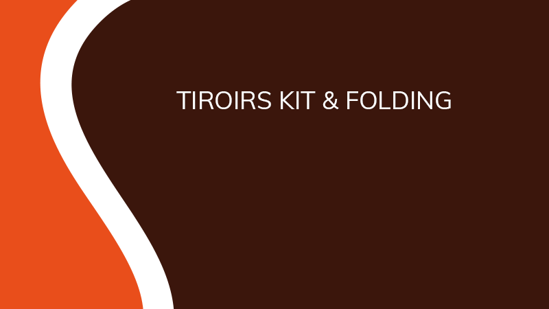 Tiroirs kit & folding - Aménagement intérieur - Saônoise de Tiroirs et Contreplaqués