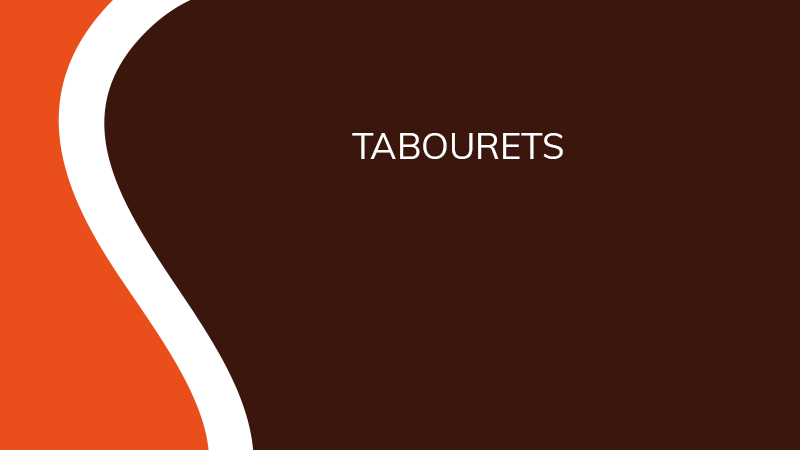 Tabourets - Collectivités - Saônoise de Tiroirs et Contreplaqué