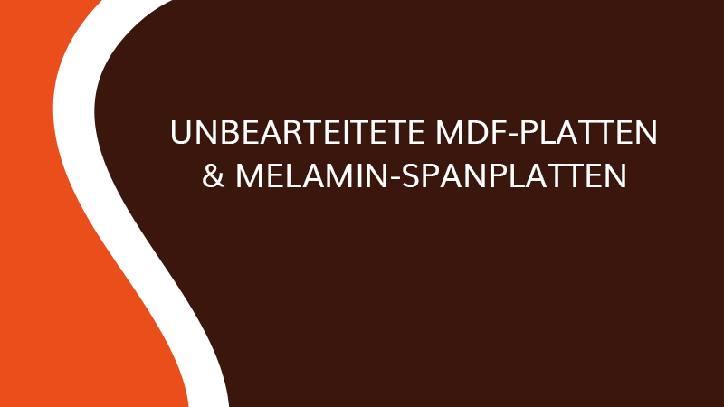 Unbearbeitete MDF-Platten & Melamin-Spanplatten  - Industrie - Saônoise de Tiroirs et Contreplaqués