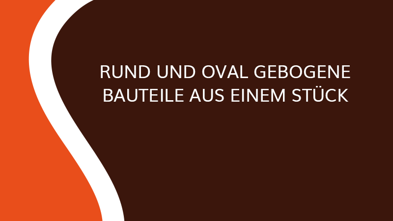 Rund und oval Gabogene Bauteile aus einem Stück - Saônoise de Tiroirs et Contreplaqués