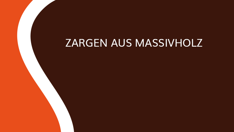 Zargen aus Massivholz - Saônoise de Tiroirs et Contreplaqués