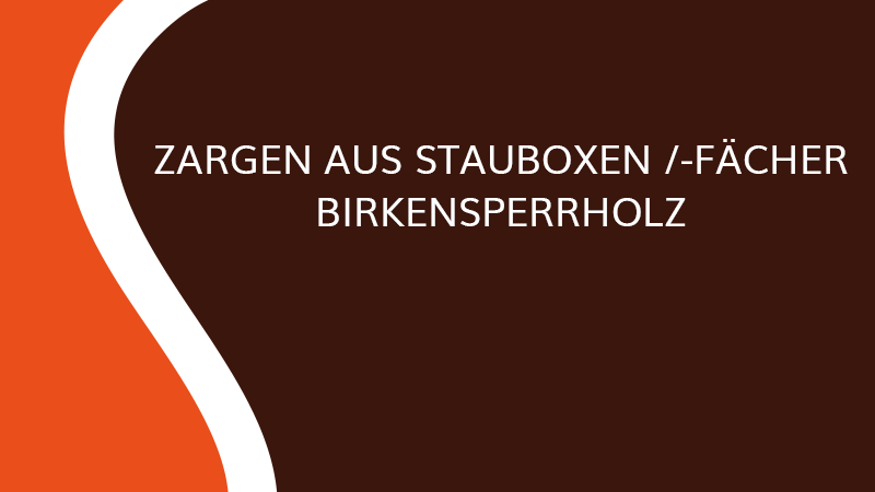 Zargen aus Stauboxen /- Fächer Birkensperrholz - Saônoise de Tiroirs et Contreplaqués